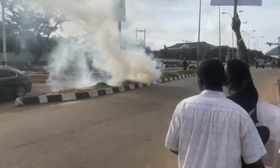 Independence Day: Police Teargas Protesters In Abuja