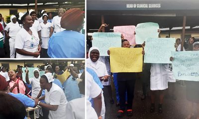 Ogun Nurses Protest Doctor’s Alleged Assault Of Female Student Nurse