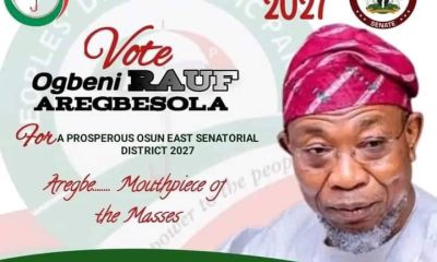 Omoluabi Caucus Reacts As Aregbesola’s 2027 Senatorial Campaign Poster Surfaces On Social