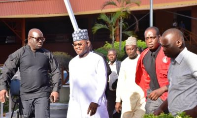 Yahaya Bello In Court, Controls Supporters