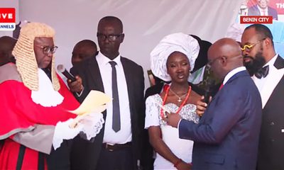 Just In: Okpebholo Sworn-In As Edo State Gov, Takes Over From Obaseki