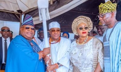 It's A Taboo, Royal Families Kick As Adeleke Present Staff Of Office To New Owa Obokun