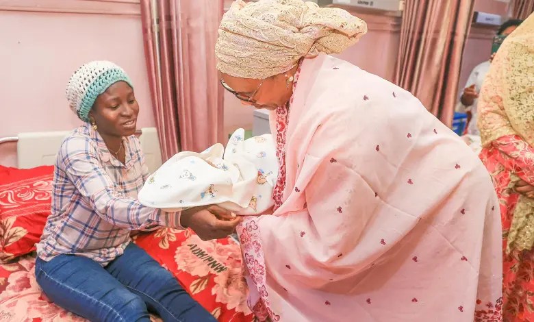 Oluremi Tinubu Unveils First Baby Of The Year