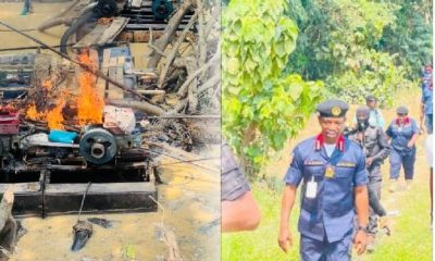 NSCDC Bursts, Destroys Illegal Mining Site In Osun