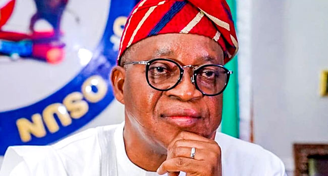Oyetola Mourns APC’s Admin Director, Adeniji, Extols Virtues