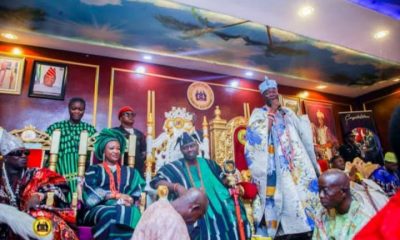 Olowu Of Kuta, Oba Makama Receives Alaafin Owoade At His Palace, Calls For Unity Among Yoruba Monarchs*