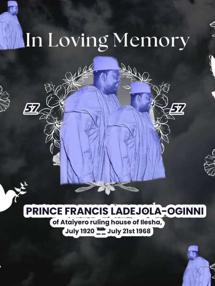 57 Years After, Children, Grandchildren of Late Prince Francis Ladejola-Oginni Honour His Memory, Legacy