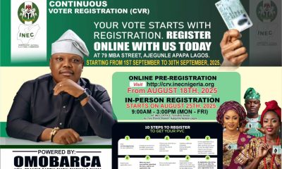 Philanthropist Hon. Francis Barthlomew Chima Omobarca Wishes Ajeromi Ifelodun Constituency A Happy New Month, Urges Residents To Register For Voters' Card