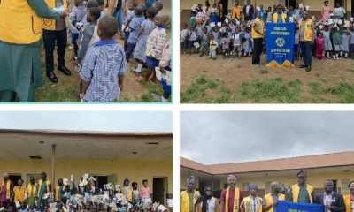 Igbajo Achievers Lions Club Supports Young Learners For Monthly Service Activity