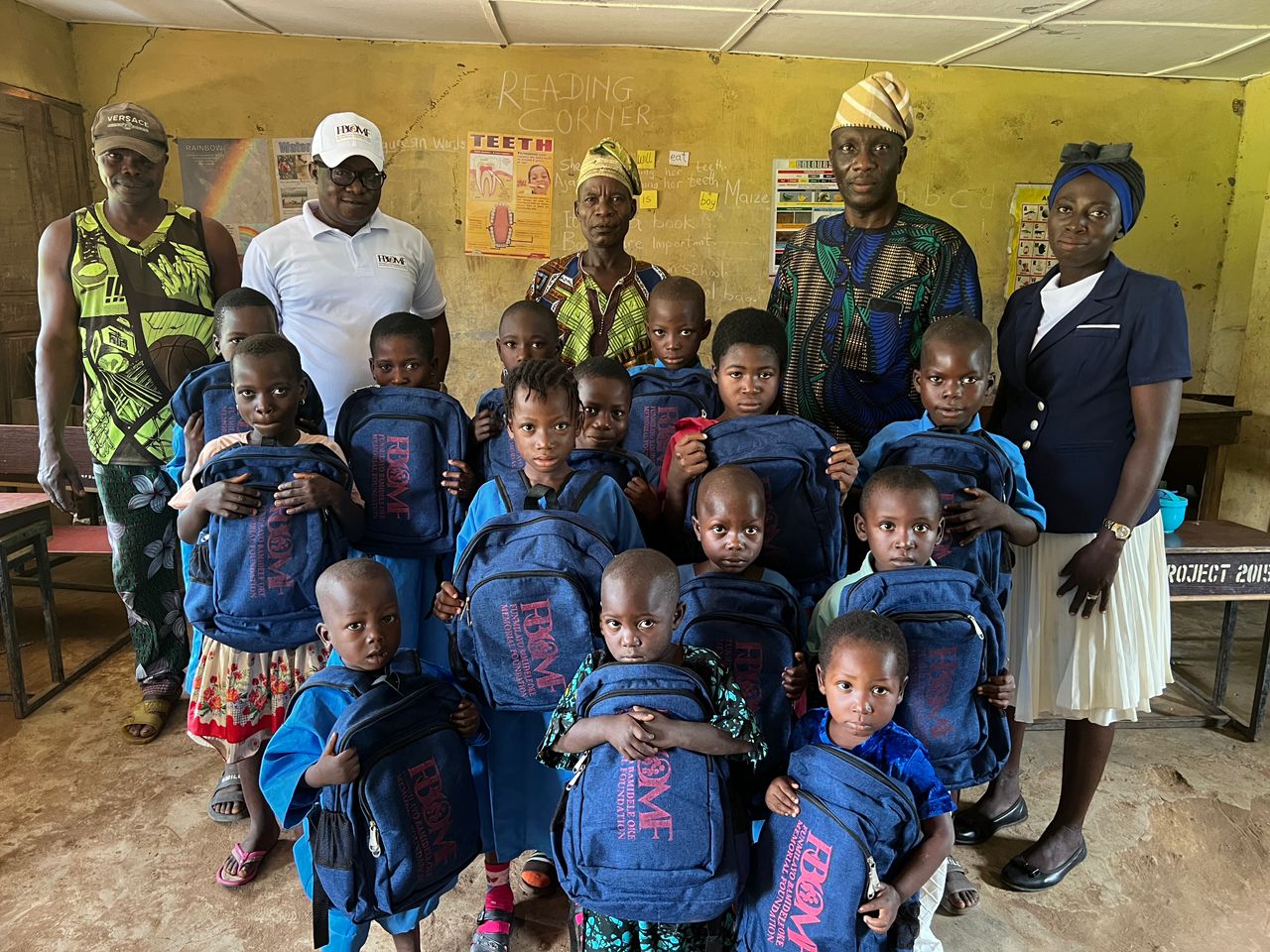Foundation Donates School Bags To Pupils In Osun Rural Communities