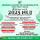 Osun NUJ 2025 Press Week Opening Ceremony holds on Monday
