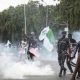 Chaos In Abuja: Sowore, Others Flee As Police Disperse Protesters With Gunshots, Tear Gas