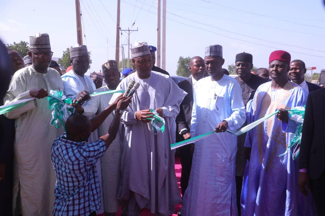 Zulum Inaugurates Housing Complex For Teachers In Mafa