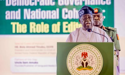 Tinubu Urges Media To Promote Unity, Responsibility In Nation-Building