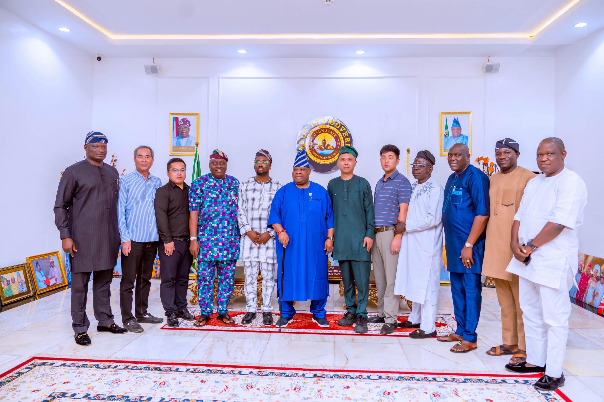 Governor Adeleke Hosts Chinese Investors, Says Osun Free Trade Zone Is Open For Business