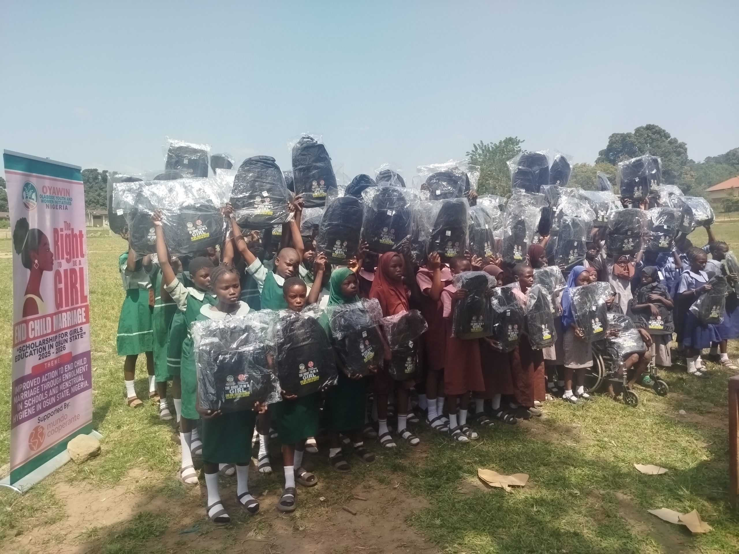 250 Girls Receive Educational Materials in Osun Communities as OYAWIN Pushes to End Child Marriage