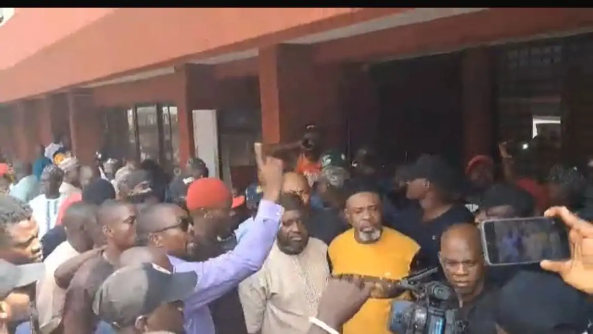 PDP Crisis: Protest Erupts In Abuja Over Nat’l Sec. Position