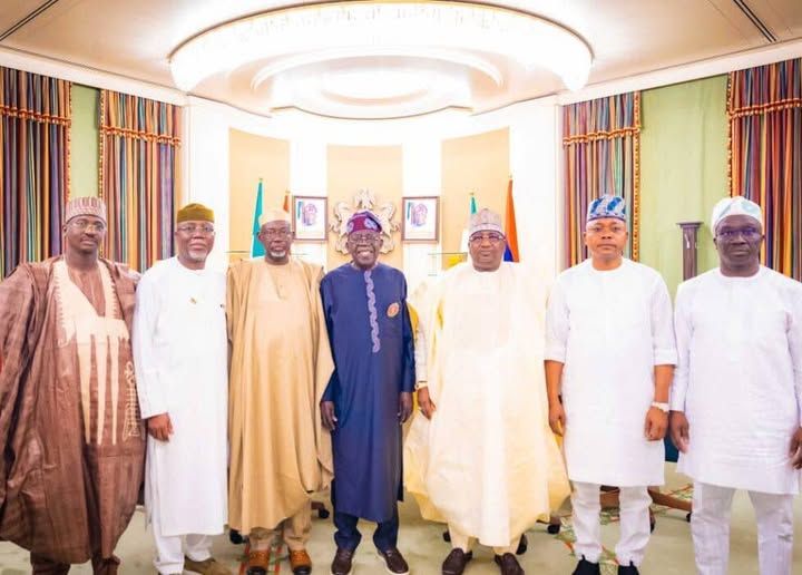 Tinubu Meets Six APC Governors In Aso Villa