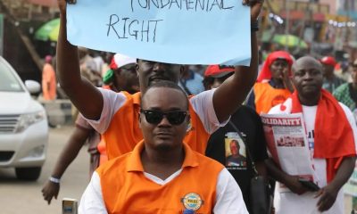 NLC Members Protest In Lagos Over ‘Nationwide’ Insecurity