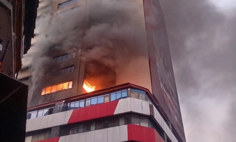 Seven Injured In Lagos Island GNI Building Fire- LASEMA
