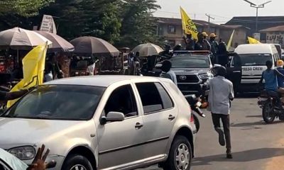 Adeleke Flaunts Street Credibility as Residents Swarm His Convoy After Primary Win