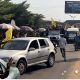 Adeleke Flaunts Street Credibility as Residents Swarm His Convoy After Primary Win