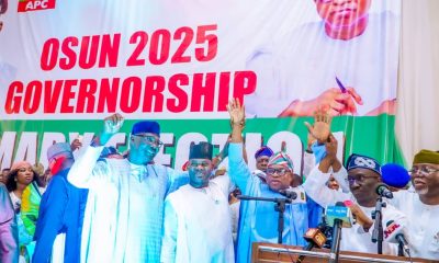 Breaking: Osun 2026: 1,660 Delegates Affirm Oyebamiji As APC Governorship Candidate