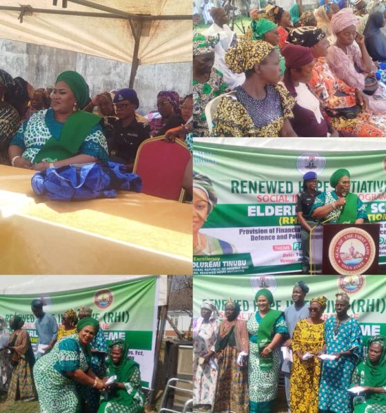 Yuletide: First Lady, Remi Tinubu distributes 200,000 each to 250 elderly citizens in Osun