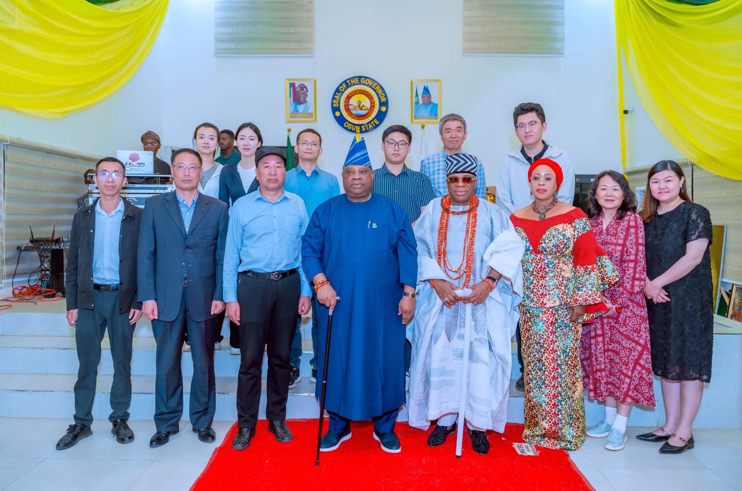 Chinese Investors Hail Osun Infrastructure Growth As Adeleke, Owa Of Ijeshaland Speak On Industrialization Plans