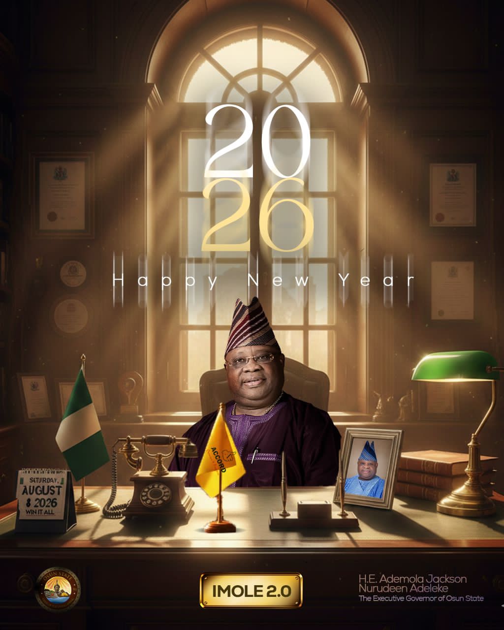 2026 Is Our Year of Victory, Prosperity – Governor Adeleke