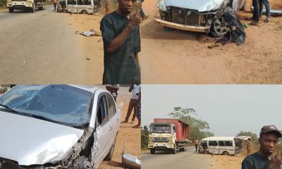 Two Injured As Two Vehicles Collide In Osun