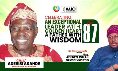 You're A Compassionate Father, Adeniyi Ismail Oluwatosin Rejoices With Baba Akande At 87*