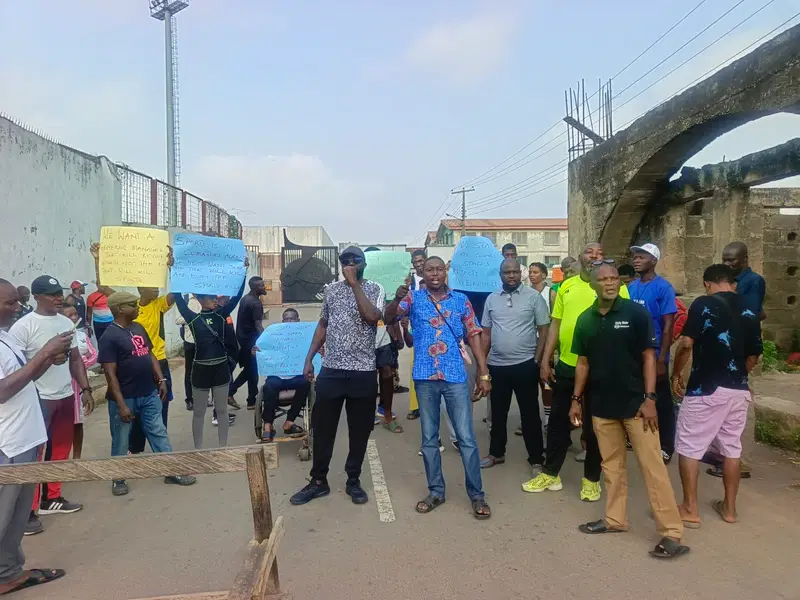 Protest Rocks Akure Stadium Over Appointment Of Acting GM