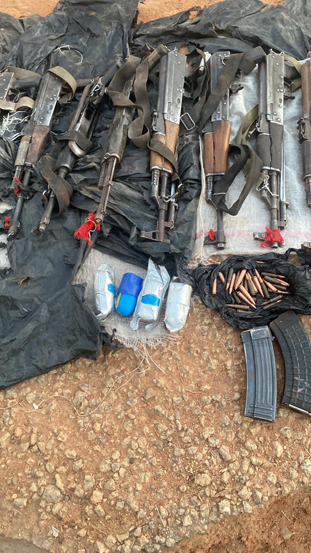 Troops Recover 13 AK-47 Rifles, Destroy Criminal Armoury In Taraba