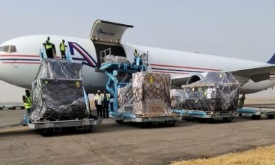 BREAKING: US Govt Delivers Military Supplies To Nigeria