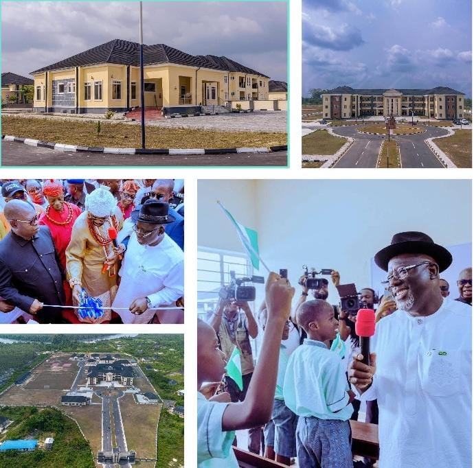 You Did An Excellent Job, Delta State Governor, Oborevwori Commends Peculiar As He Commissions Model Technical College, Omadino, Delta State.