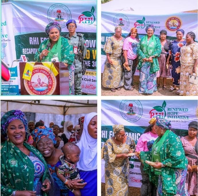 1, 000 Osun women receive N50,000 First Lady's recapitalisation grant