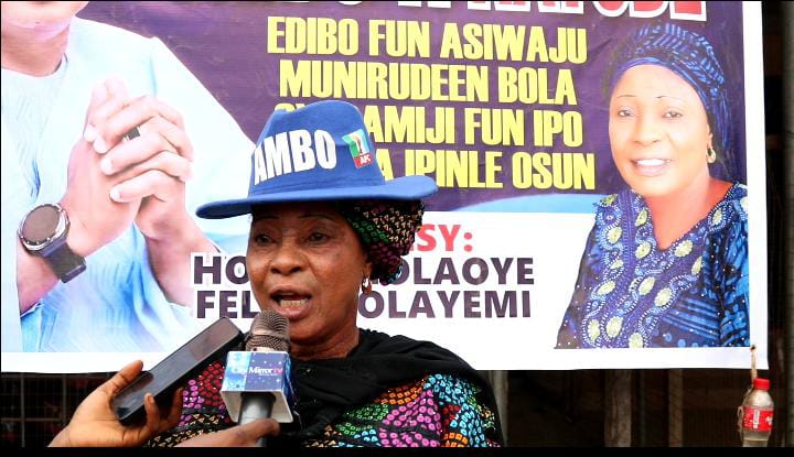 Governorship Poll: Osun APC Chieftain, Felicia Olayemi Urges Charity, Peaceful Elections