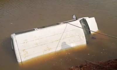 Reckless Driving Blamed As Bus With Eight Passengers Plunges Into Ibadan River