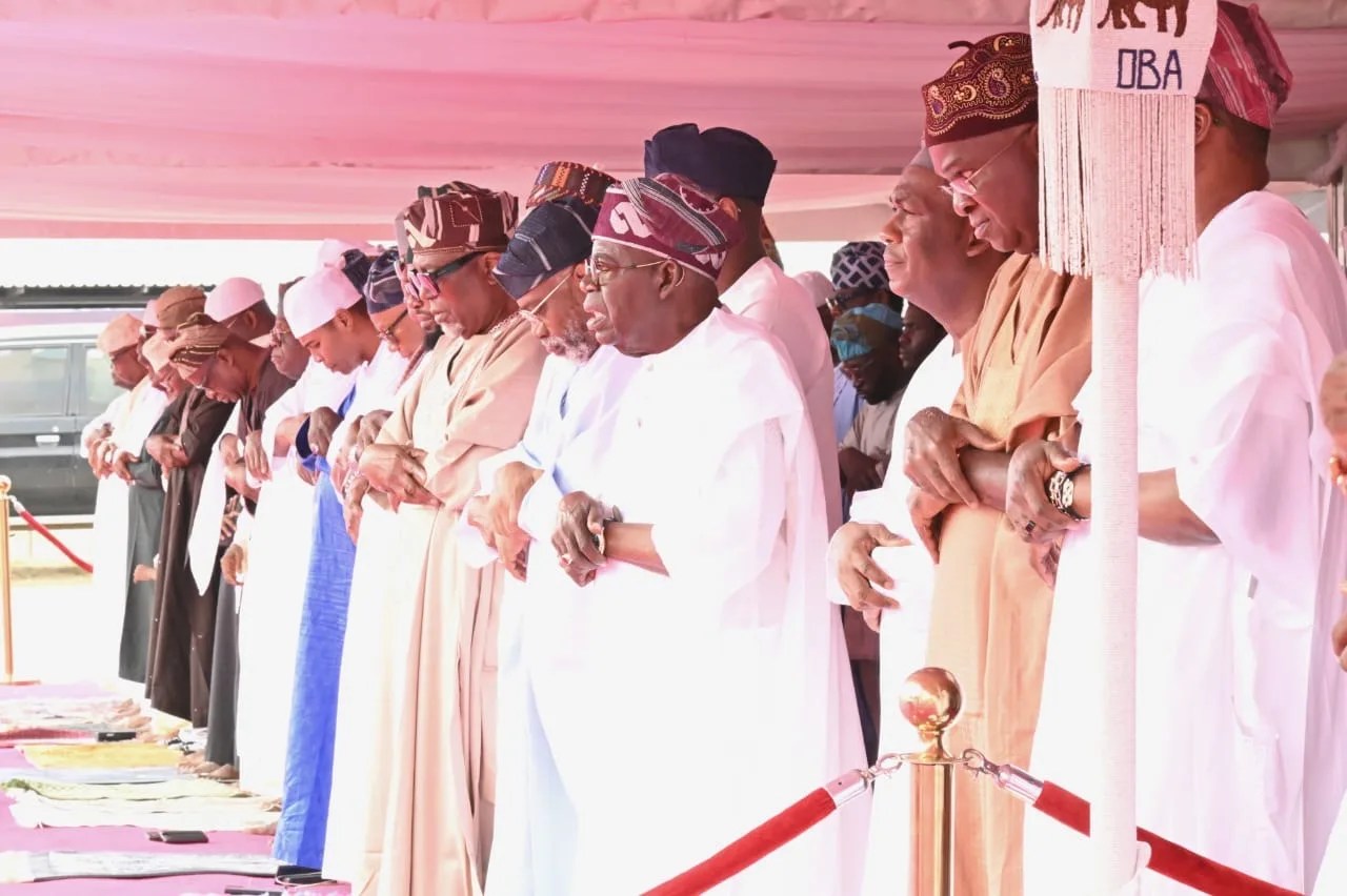 PHOTO NEWS: Eid-al-Fitr: Tinubu Prays For Peace, Urges Unity, Collective Nation-building