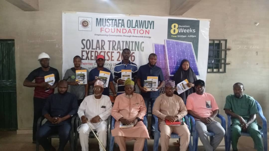 Mustafa Olawuyi Foundation Launches 8-Week Solar Installation Training Programme,