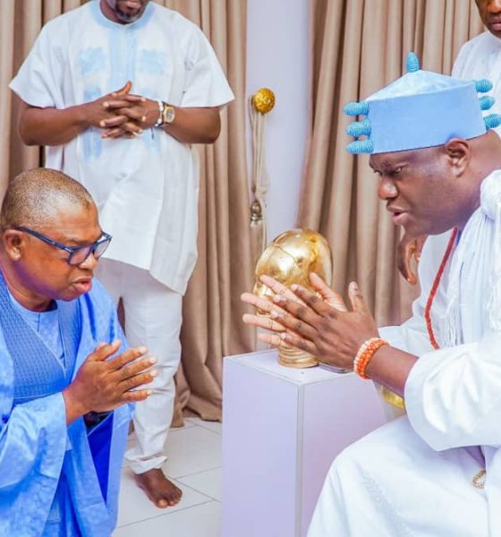 Osun 2026: Oyebamiji Visits Ooni, Promises Not To Betray Public Trust