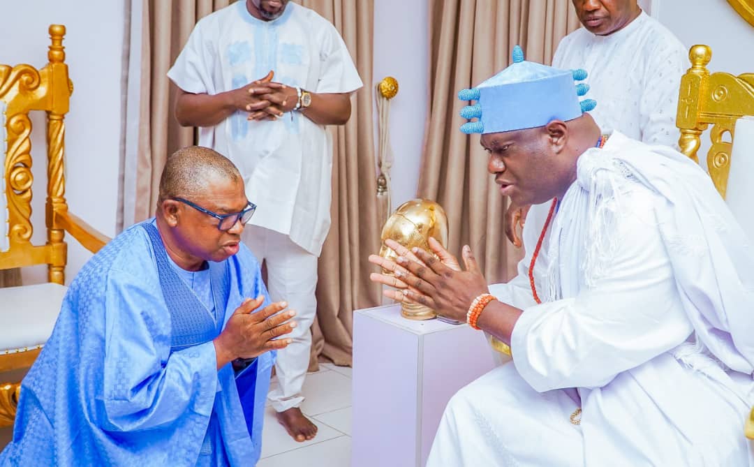 Osun 2026: Oyebamiji Visits Ooni, Promises Not To Betray Public Trust