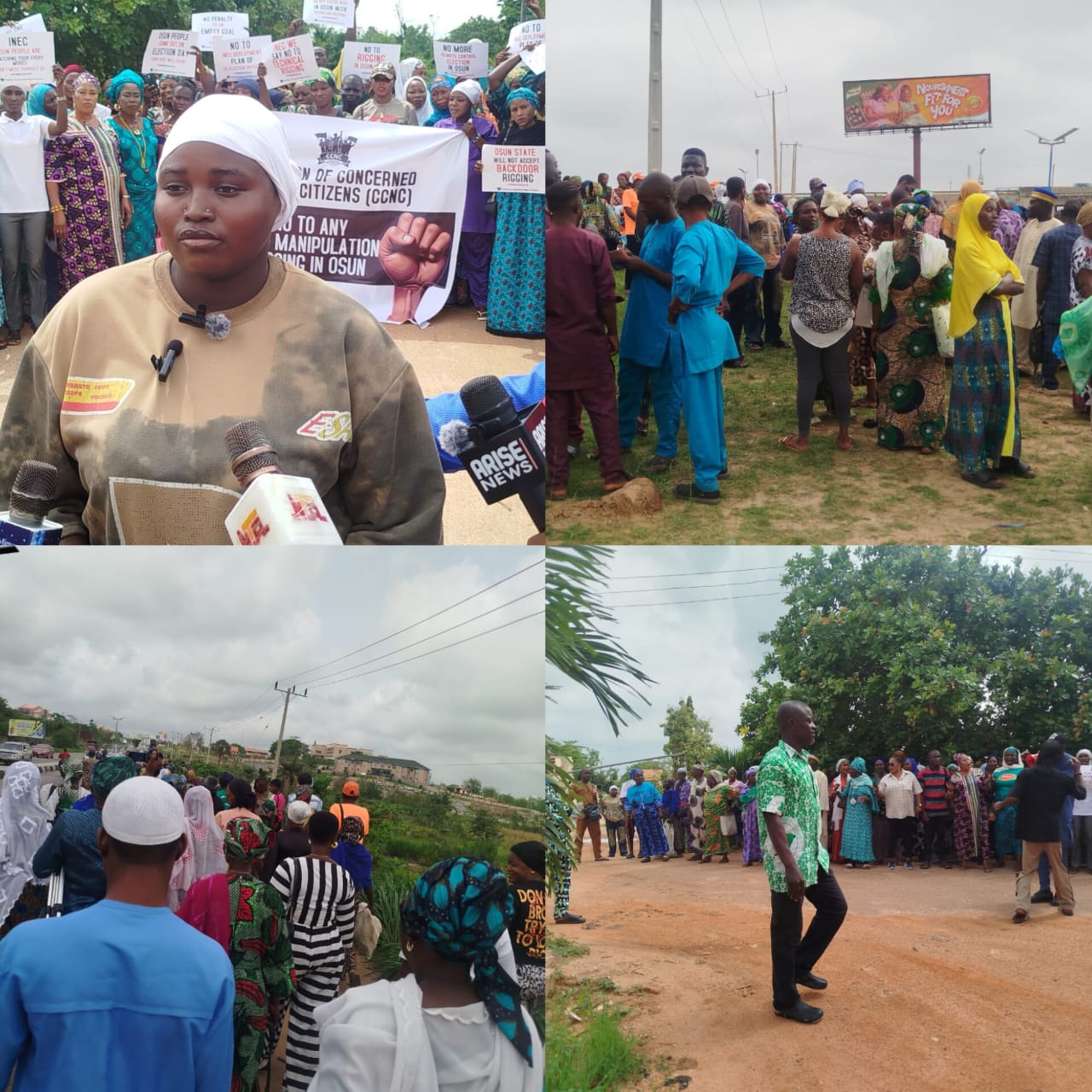 Osun 2026: Residents storm INEC office in Osogbo, charge new REC on credible elections
