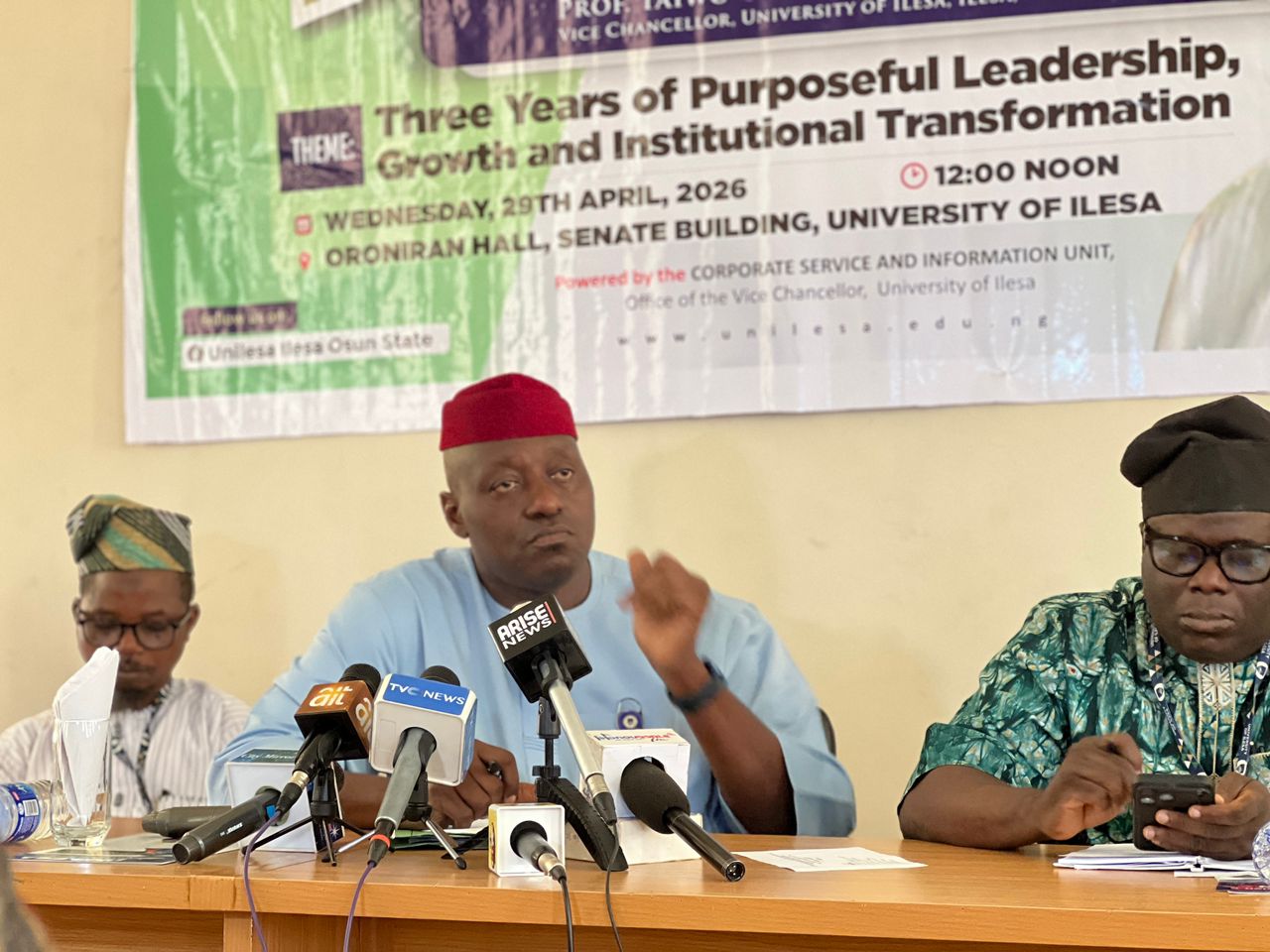 Our Academic programmes in Faculty of Education, Agriculture tuition free --UNIILESA Vice-Chancellor