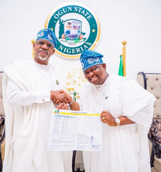 Abiodun Receives Ogun APC Gov’ship Primary Result