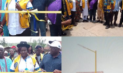 Osun: Igbajo Achievers Lions Club Installs Solar Street Lights To Boost Security, Development