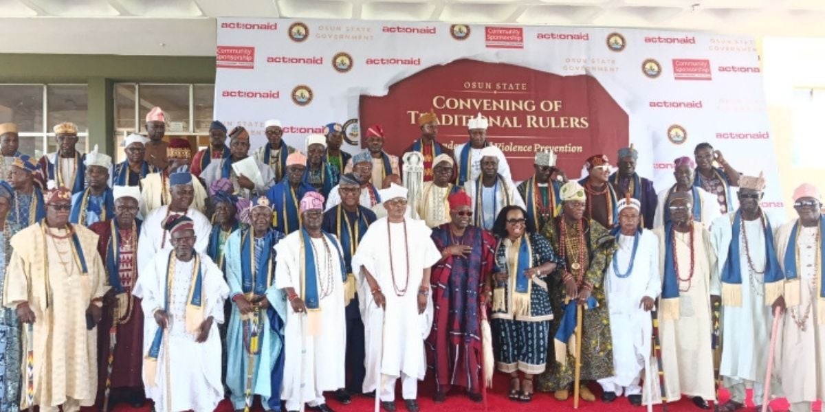 Osun Monarchs Pledge to Support Campaign Against GBV