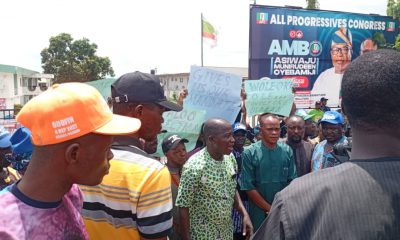 Obokun APC Members Protest Alleged Manipulation of Assembly Primary Results