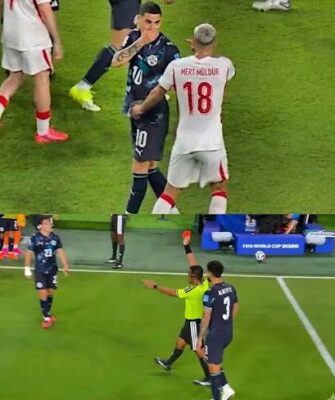 FIFA Confirms Paraguay’s Almiron Red Card For Covering Mouth In Turkiye Match